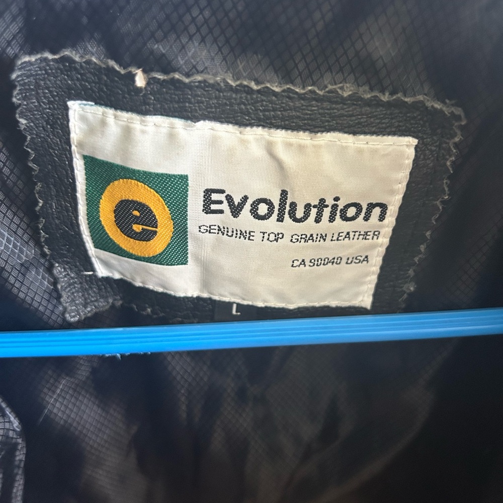 Evolution Black Leather Jacket - image 2